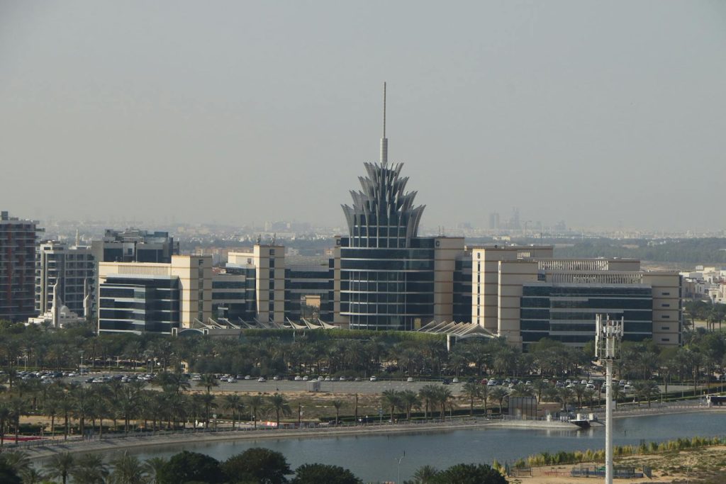 Modern architecture at Dubai Silicon Oasis